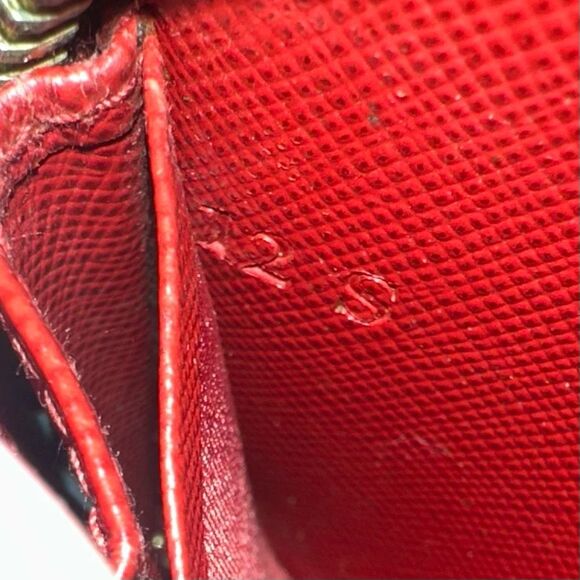 Prada Saffiano Leather Zip Around Coin Purse Wallet Red - Picture 12 of 16